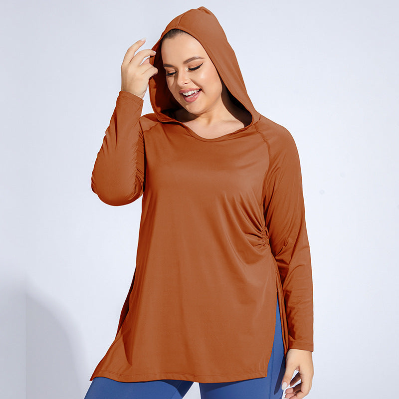 Plus Size Long Sleeve Hoodie