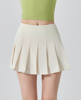 Pleated Tennis Mini Skirt with Shorts and Pockets