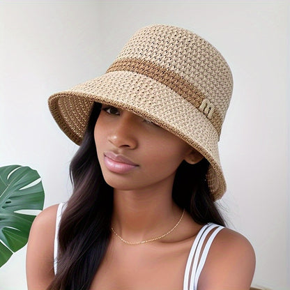 Linen Spring Outing Sunshade Hat for Women