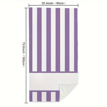 Stripe Pattern Beach Towel