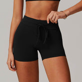 High Waisted Tight Sports Shorts