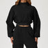 Long Sleeve Crop Sweatshirt Casual Hoodie