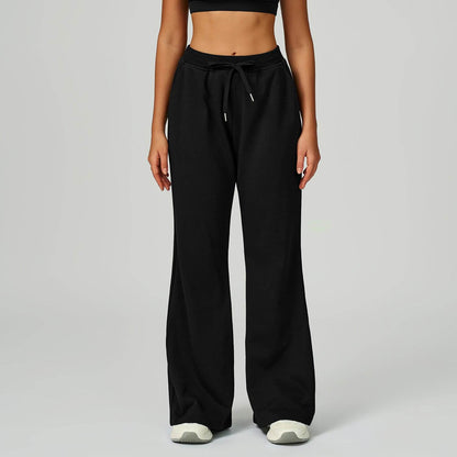 Drawstring Lounge Pants Straight Leg Joggers Trouser