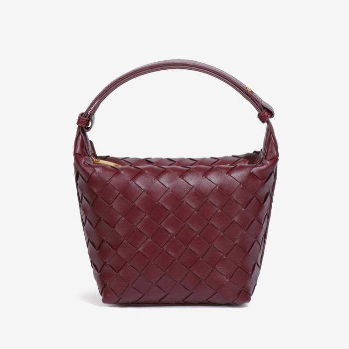 PU Woven Bucket Tote Handbag | Stylish &amp; Durable Everyday Accessory