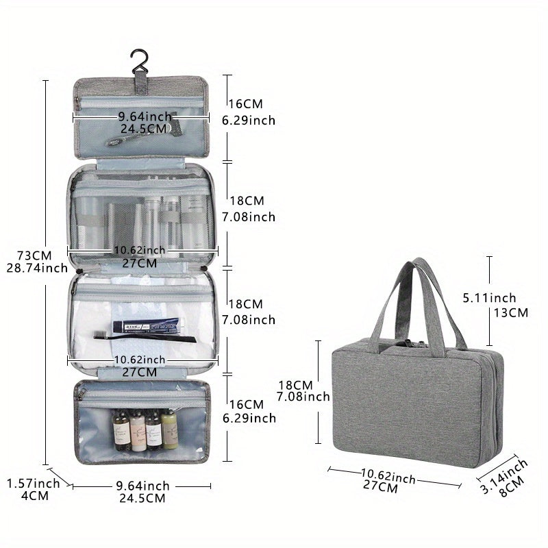 Large Capacity Travel Cosmetic Bag