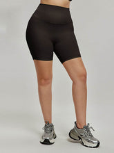 High Waisted Biker Shorts with Pockets