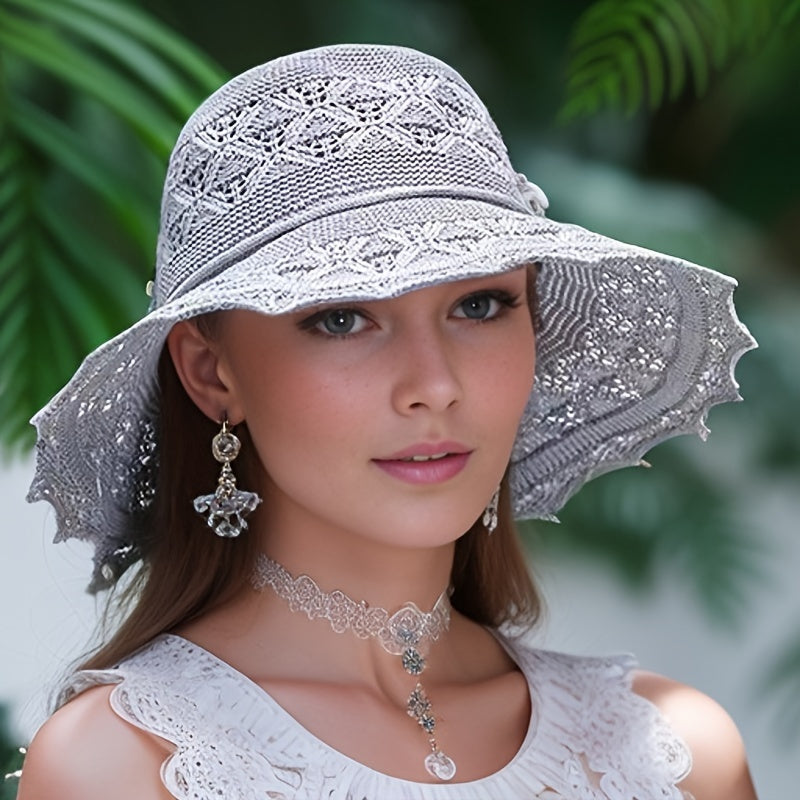 Large Brimmed Beach Hat