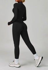 Activewear Set with Full Zip Jacket and Legging
