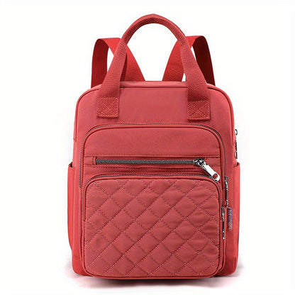 Argyle Quilted Backpack