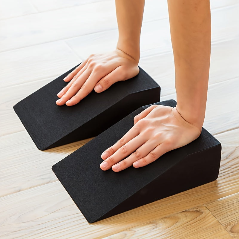 Wedge Shaped Yoga Blocks, Balance Training Yoga Bricks