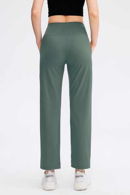 High-Rise Wide Leg Pants