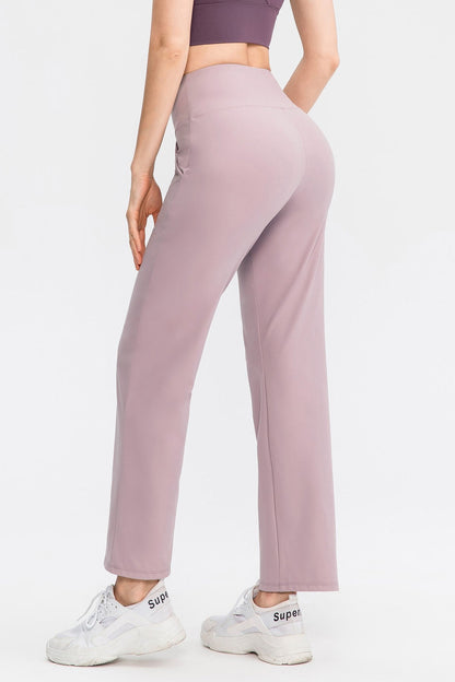 High-Rise Wide Leg Pants