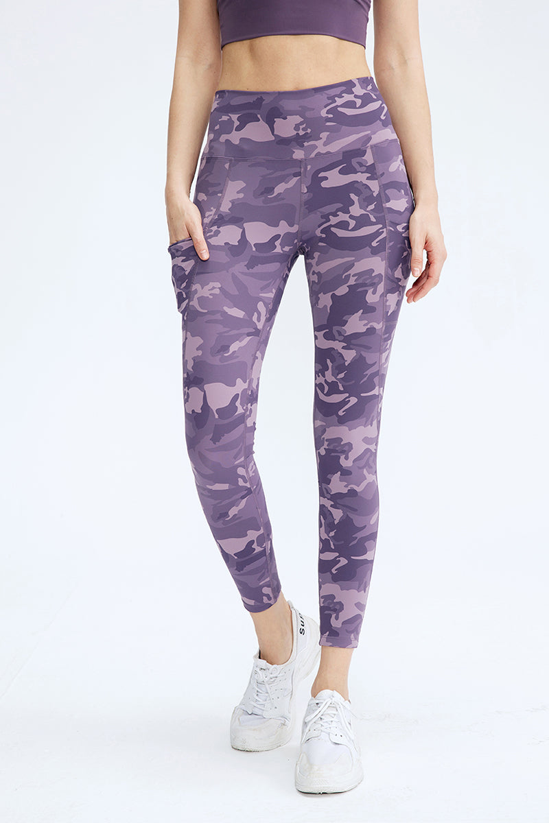 Printed High-Waisted Leggings with Pockets | Trendy &amp; Functional Wear