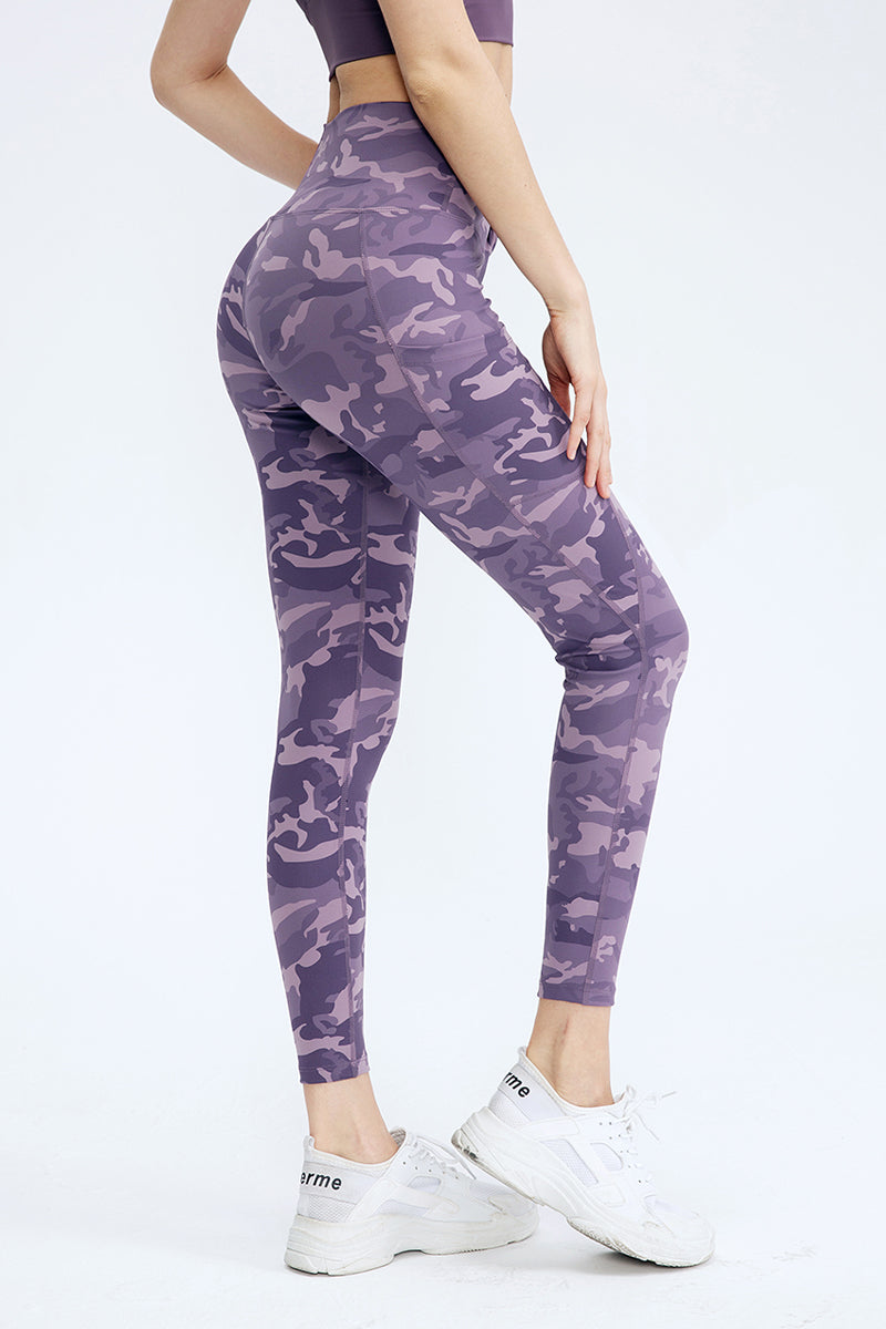 Printed High-Waisted Leggings with Pockets | Trendy &amp; Functional Wear