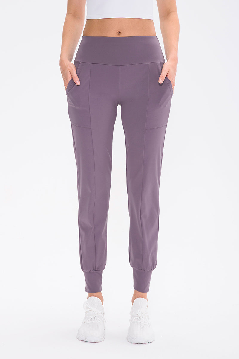 High-Waist Tapered Jogger