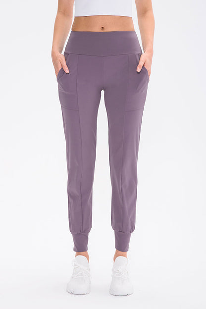 High-Waist Tapered Jogger