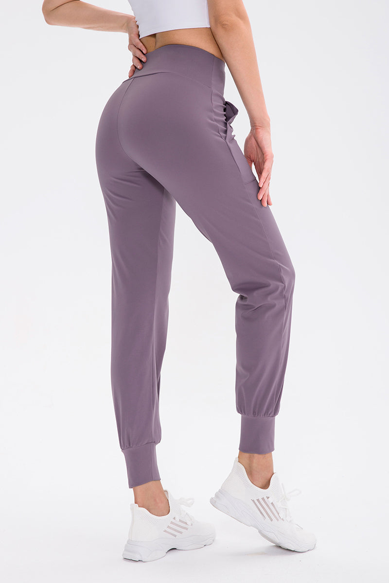 High-Waist Tapered Jogger