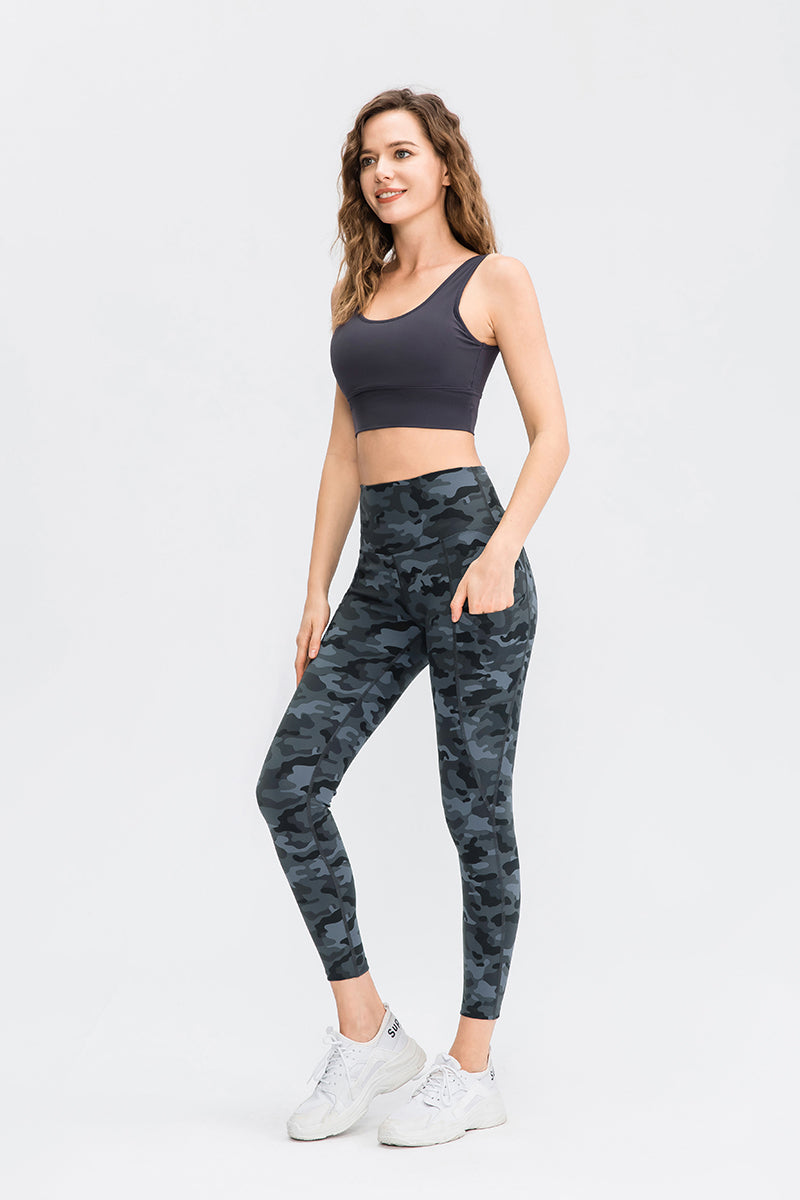 Printed High-Waisted Leggings with Pockets | Trendy &amp; Functional Wear