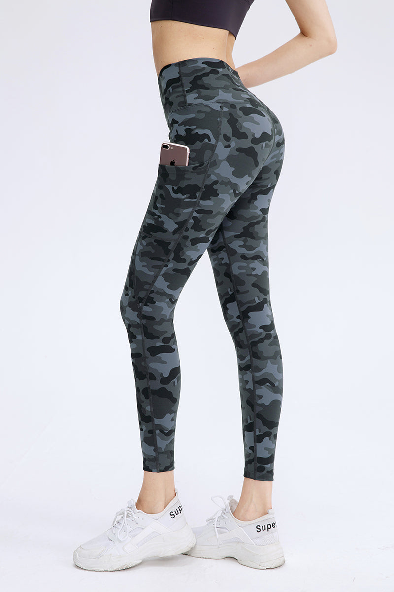 Printed High-Waisted Leggings with Pockets | Trendy &amp; Functional Wear