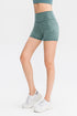 Camo High Waisted Yoga Shorts - Trendy & Comfortable Workout Wear