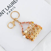 Cute Metal Mini Handbag Shape Keychain