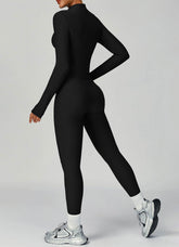 3 Pieces Ribbed Activewear Set with Bra, Jacket and Legging