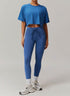Sports Sets with Short Sleeve T-Shirts and Leggings