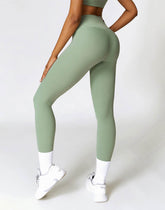 No Front Seam High Waist Sports Leggings