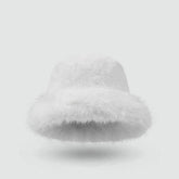 Plush Faux Fur Fluffy Bucket Hat