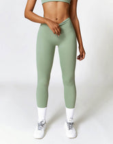 No Front Seam High Waist Sports Leggings