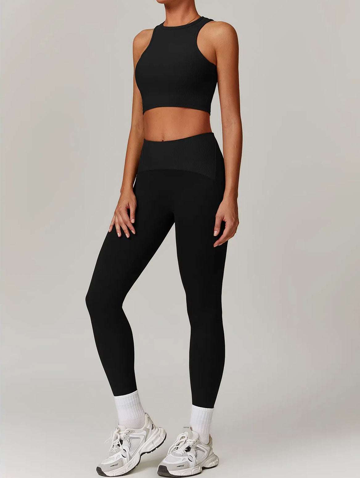 2 Piece Sports Set with Bra and Leggings | Perfect for Gym and Yoga