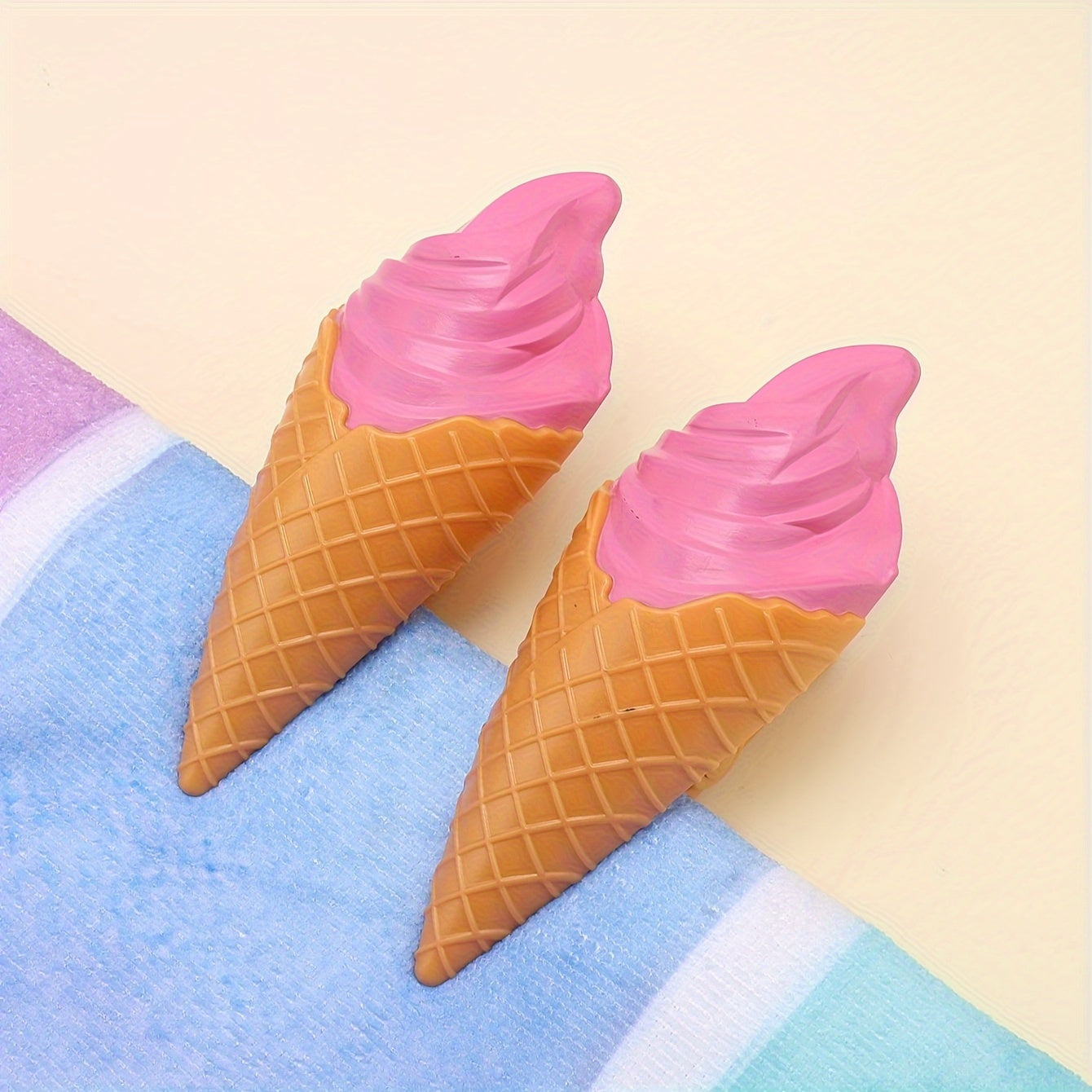 Ice Cream Shape Plastic Beach Towel Clip