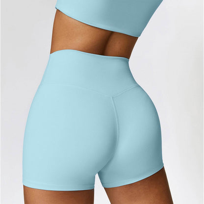 No Front Seam High Waist Biker Shorts