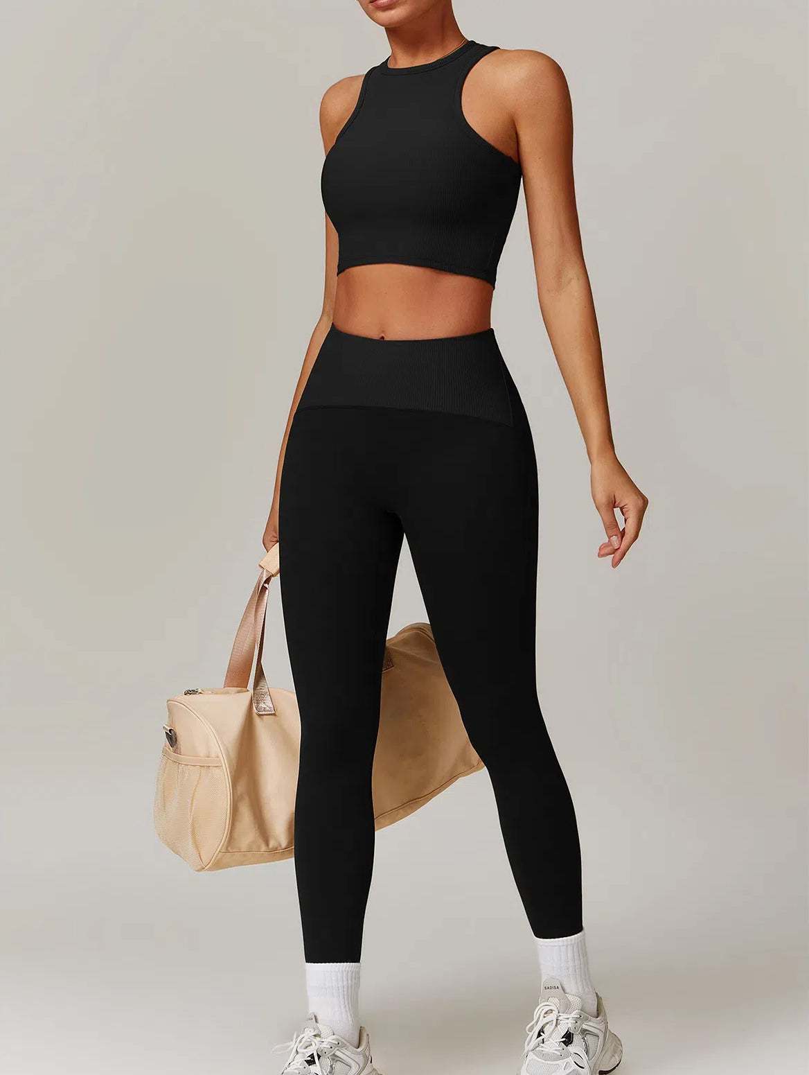 2 Piece Sports Set with Bra and Leggings | Perfect for Gym and Yoga