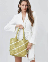 Large Capacity Handmade Woven Tote Bag