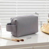 Cream Toast Makeup Organizer Bag