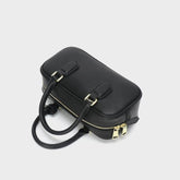 Retro Leather Handle Shoulder Bag