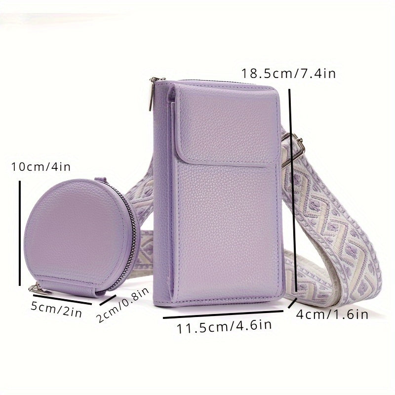 Compact Shoulder Cellphone Bag with Coin Purse