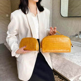 Large Capacity PU Leather Travel Makeup Bag