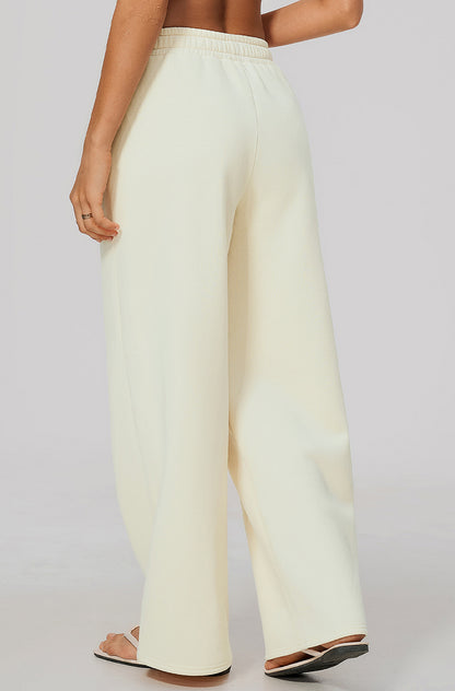 Wide Leg Casual Sweatpants with Pockets