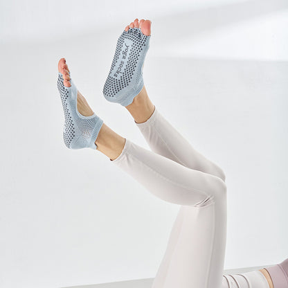 Non Slip Yoga Socks Fingerless Pilate Socks with Grips