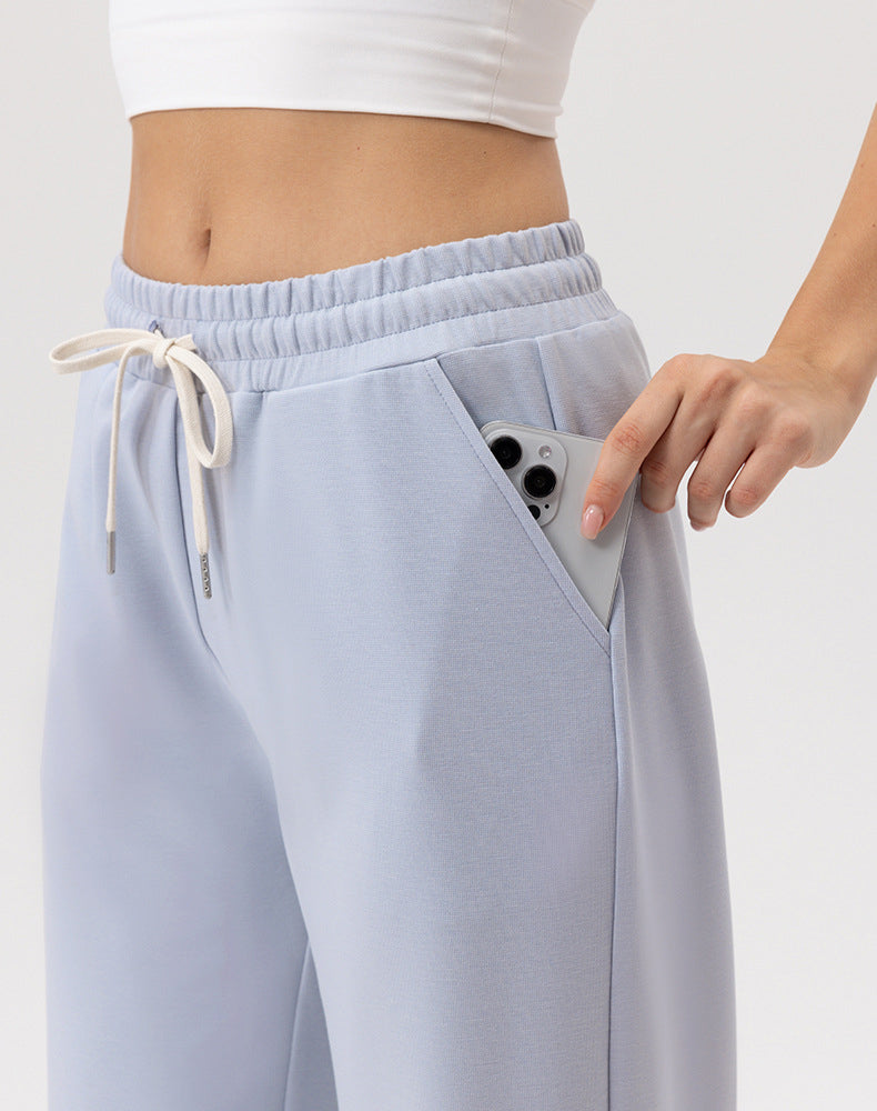 Straight Leg Drawstring  Loose Casual Sweatpants