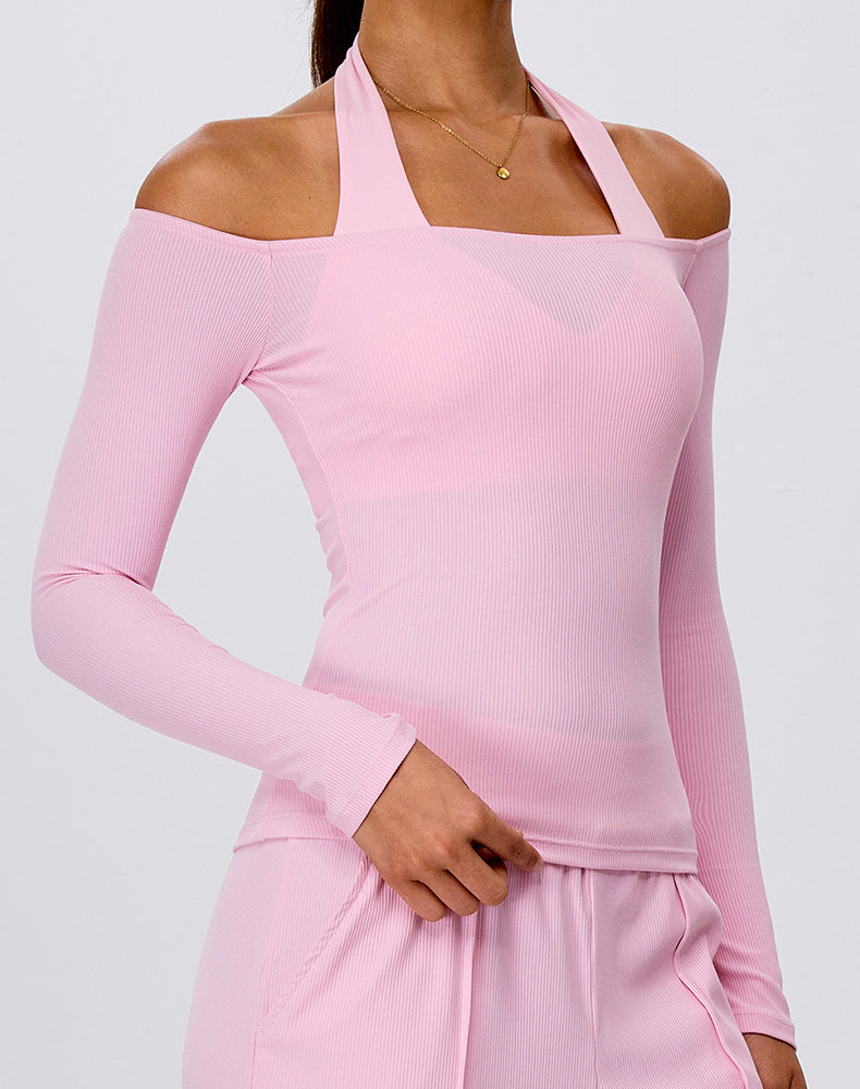Off The Shoulder Long Sleeve Shirts
