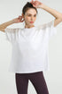 Mesh Splicing Short Sleeve Sports Loose T-Shirts