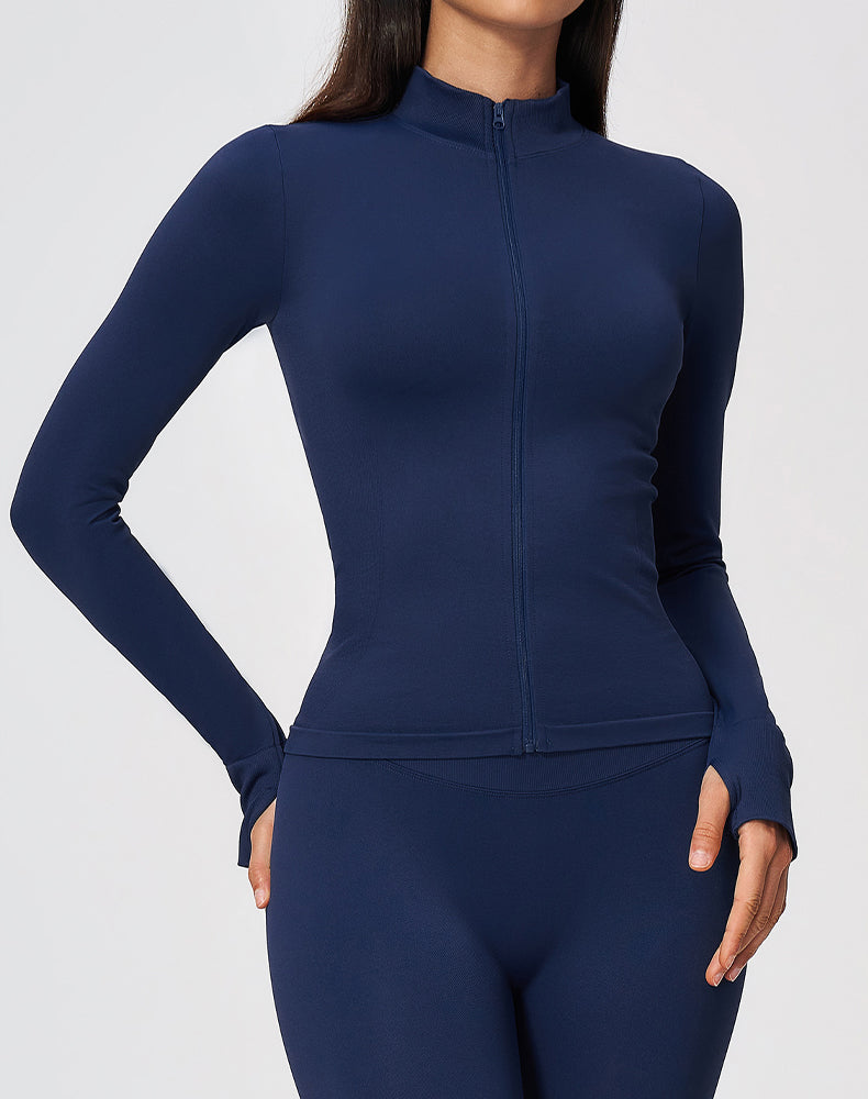 Slim Fit Full Zip Sports Jacket