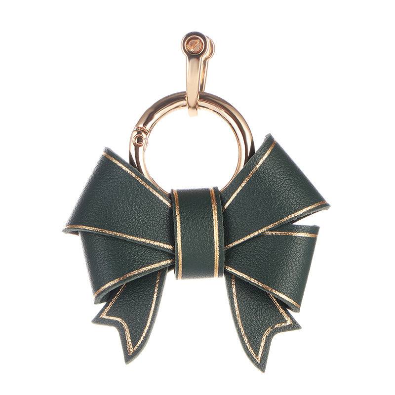 PU Leather Cute Bow Key Charm |  Perfect for Bag &amp; Key Decoration