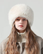Fuzzy Furry Winter Faux Fur Hat Warm Fluffy Bucket Hat