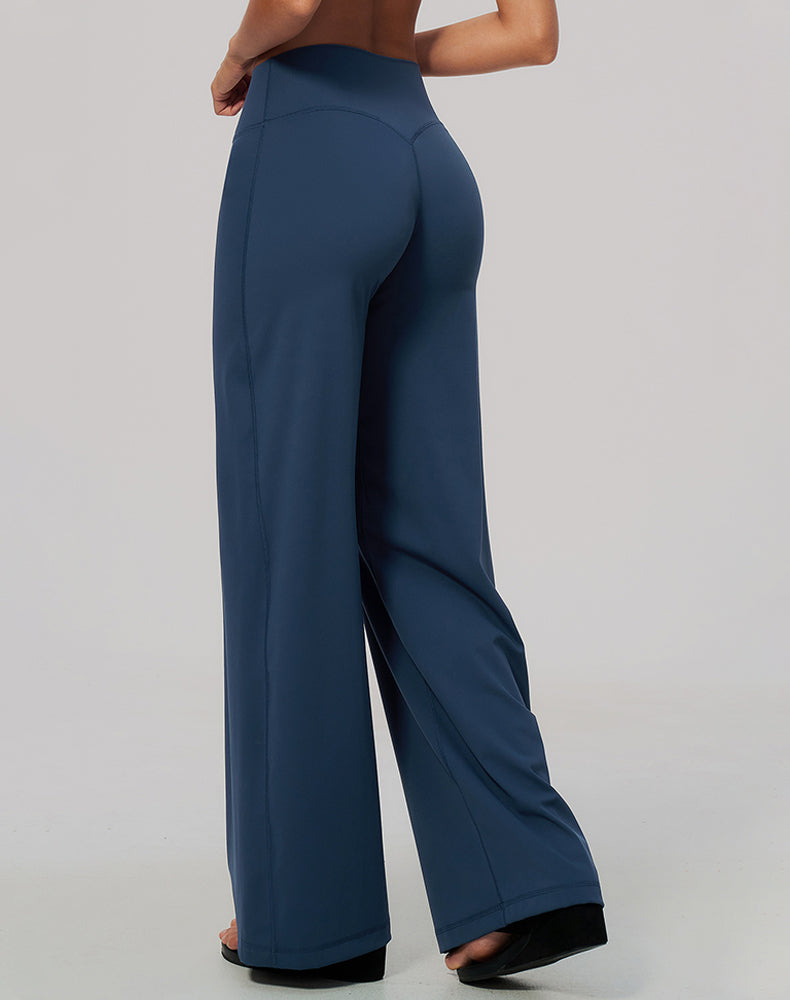 Front Seam Wide Leg Yoga Pants