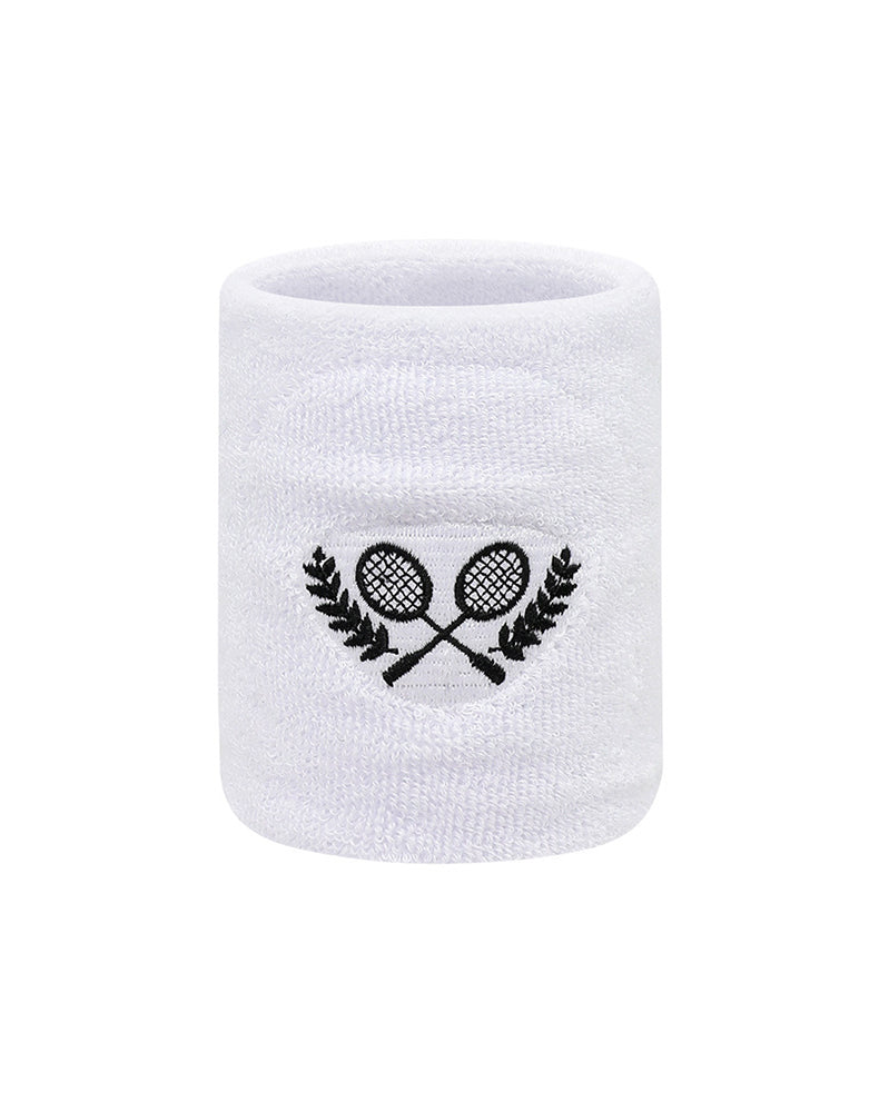 Badminton Embroidery Tennis Wristband Set