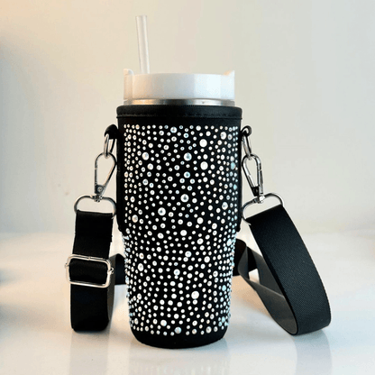 Bling Water Bottle Carrier Bag For 20oz Bottle Sleeve
